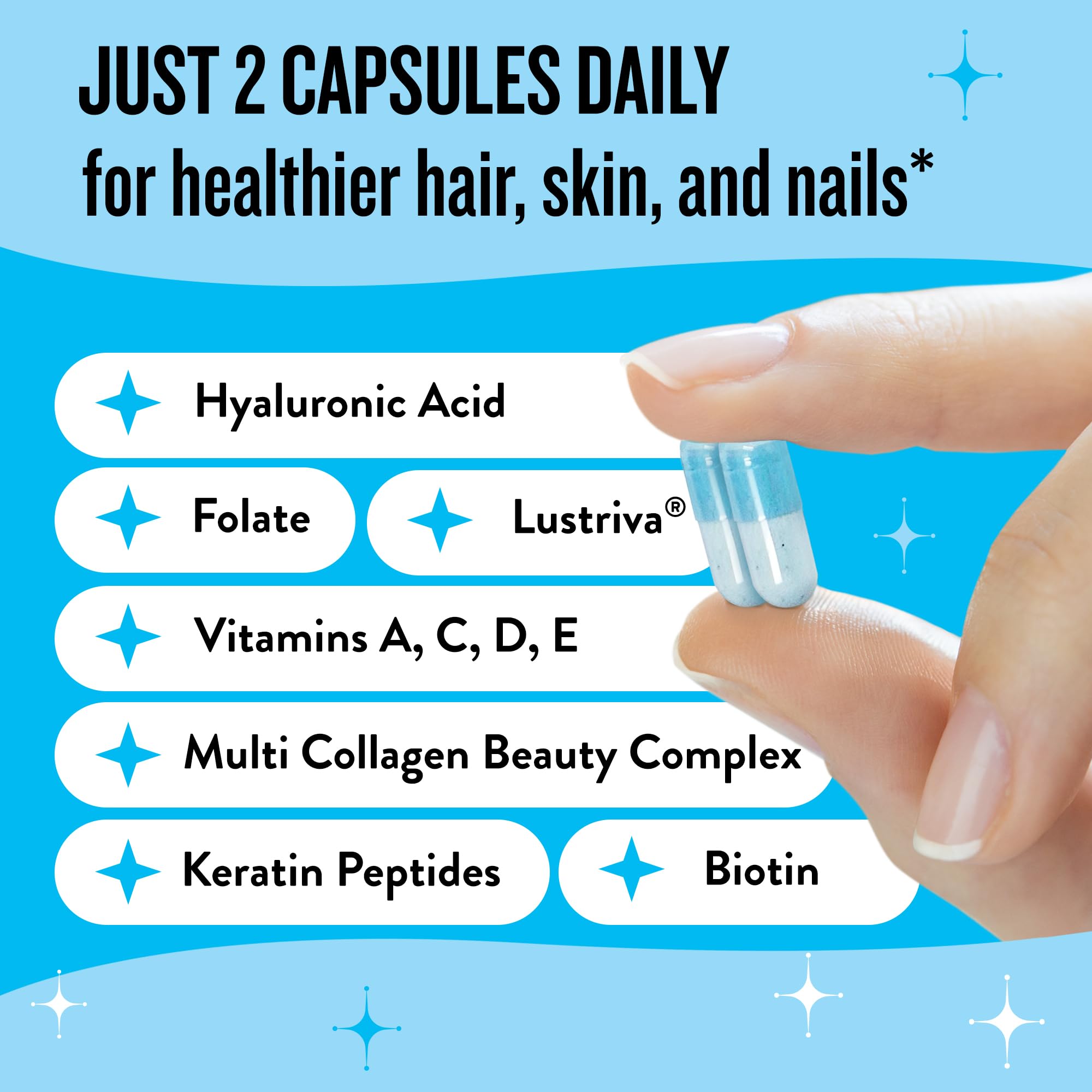 legendairy milk mane event capsules indicate high-potency formula for fuller-looking hair