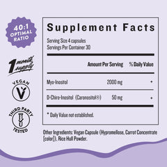 Legendairy Milk bottle side highlights the 40:1 ratio for hormone support.