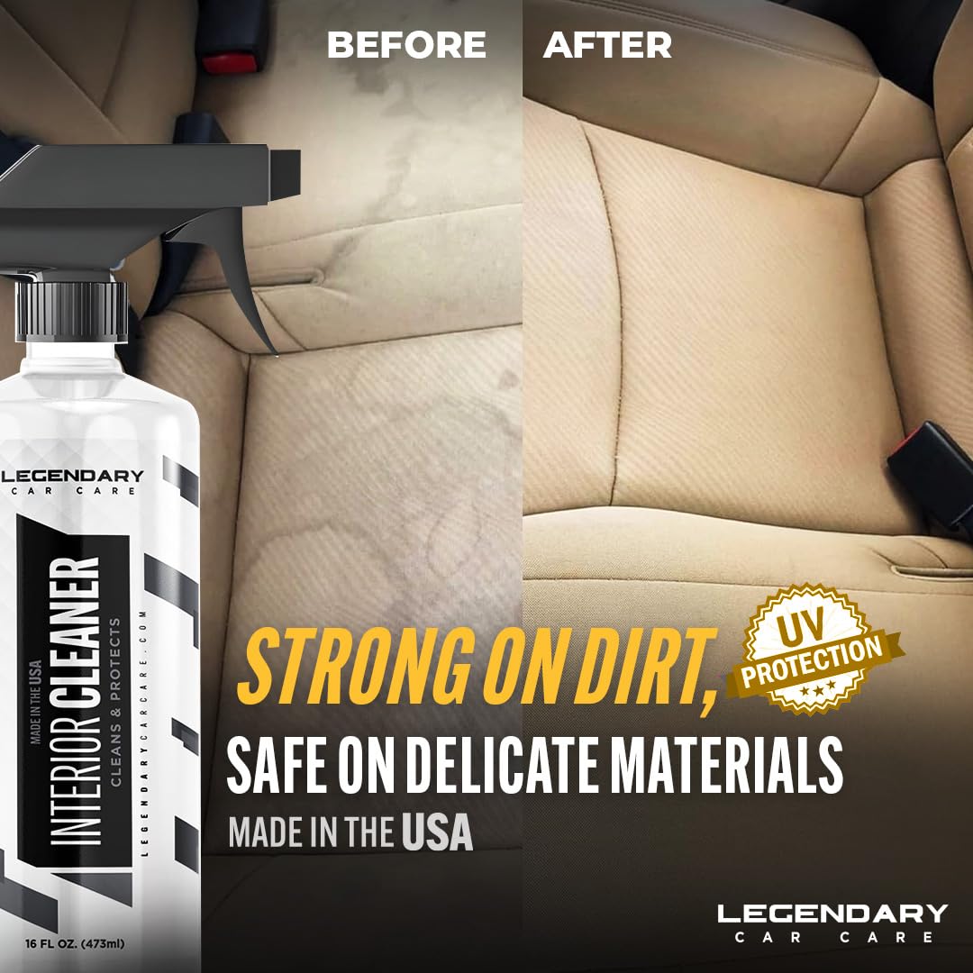 Legendary Car Care interior cleaner fresh scent, leaves a light, non overpowering aroma.