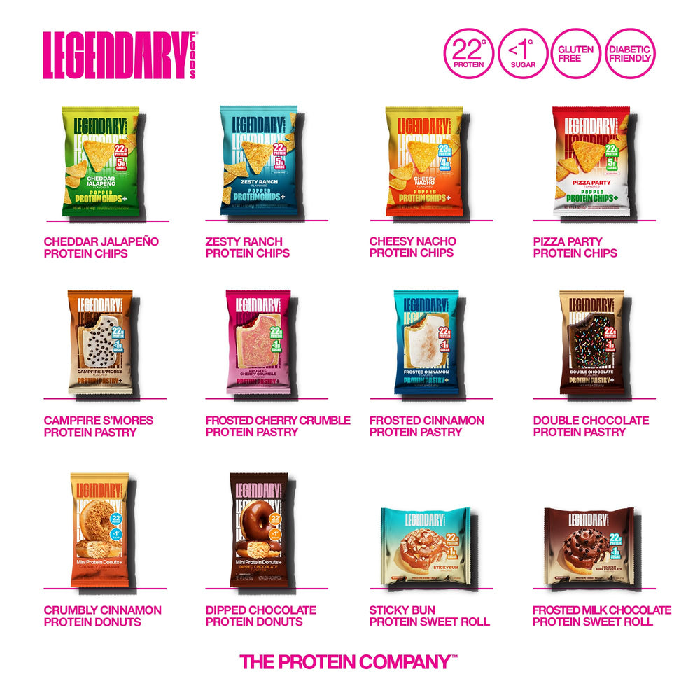 Legendary Foods Frosted Strawberry pastry supports on-the-go snacking choices.