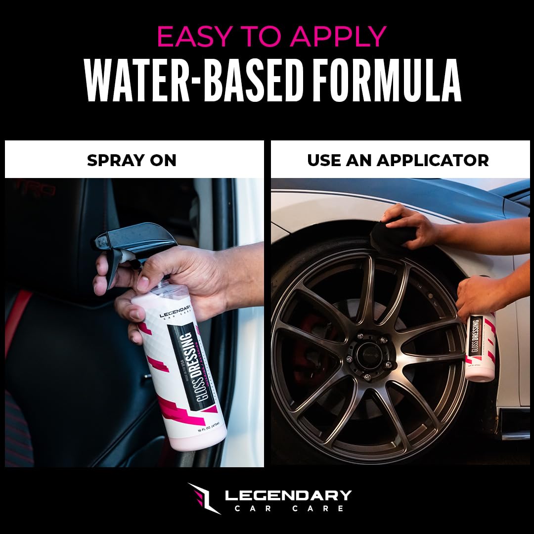 Legendary Gloss Dressing plastic trim refreshed for renewed look
