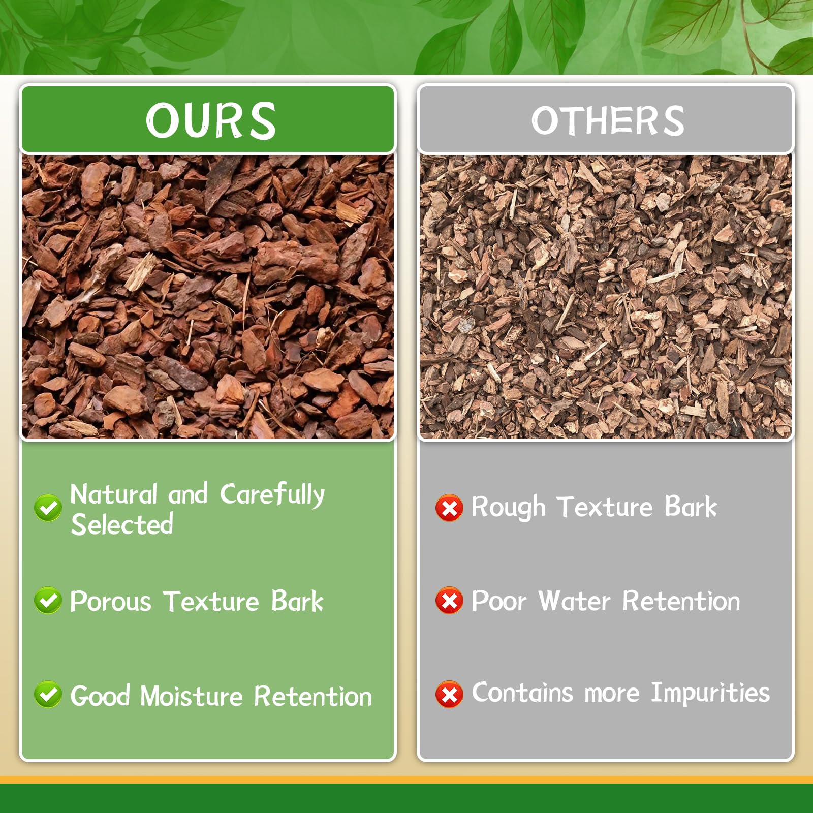 Legigo potting mix with orchid bark for enhanced soil aeration