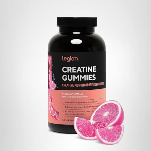 LEGION Creatine Monohydrate Gummies packaging in pantry