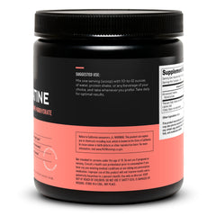 LEGION Micronized Creatine Monohydrate mixed in shaker for easy use.