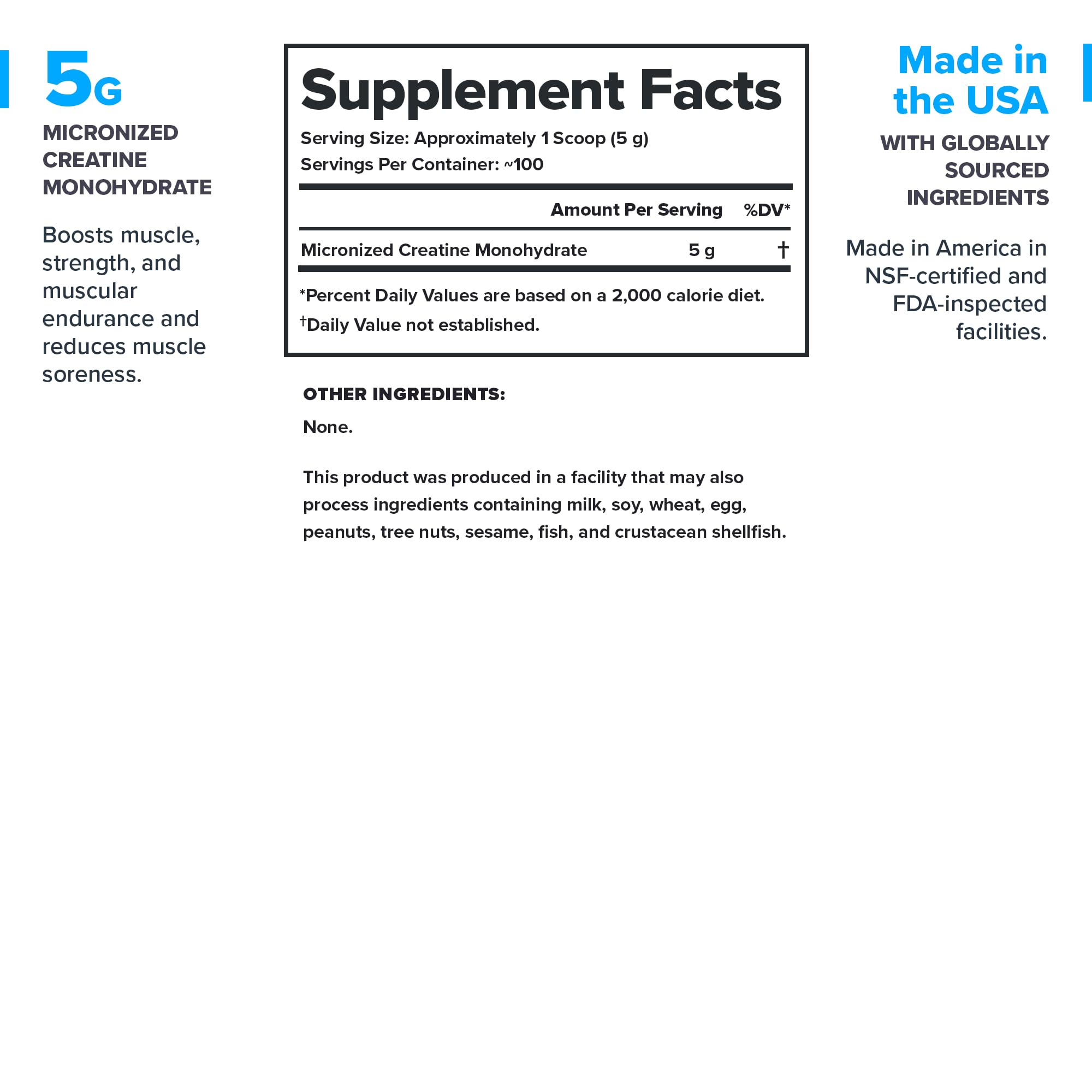 LEGION Creatine powder scoop ensures consistent daily dosing.