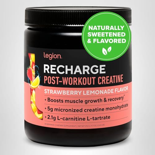 LEGION Recharge ingredients graphic hints at research-backed blend for recovery.