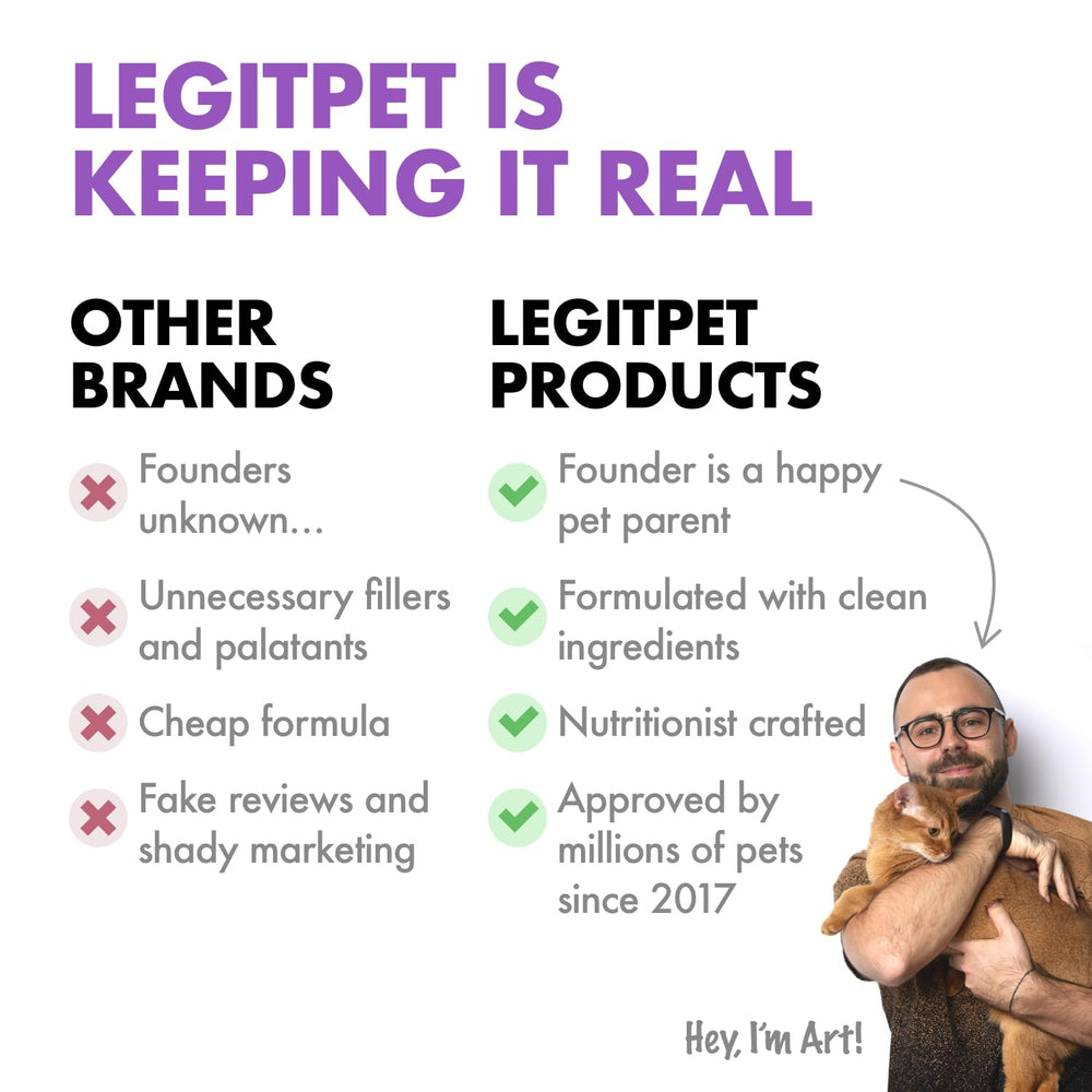 LEGITPET Collagen Dog Chews for hip and joint comfort during walks.
