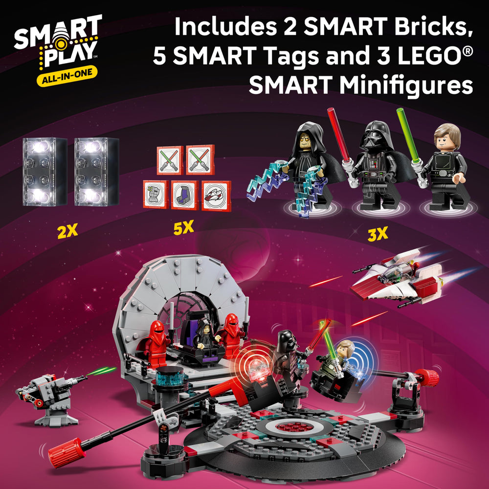 LEGO Star Wars SMART Play A-wing in flight with energizing engine sounds