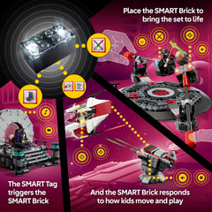 LEGO Star Wars SMART Play Imperial March scene on Palpatine's throne
