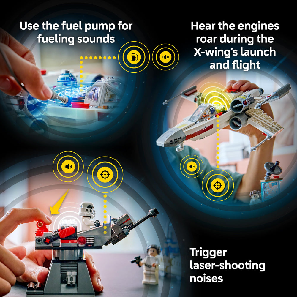 LEGO Star Wars Luke Skywalker SMART minifigure animates with responsive reactions.