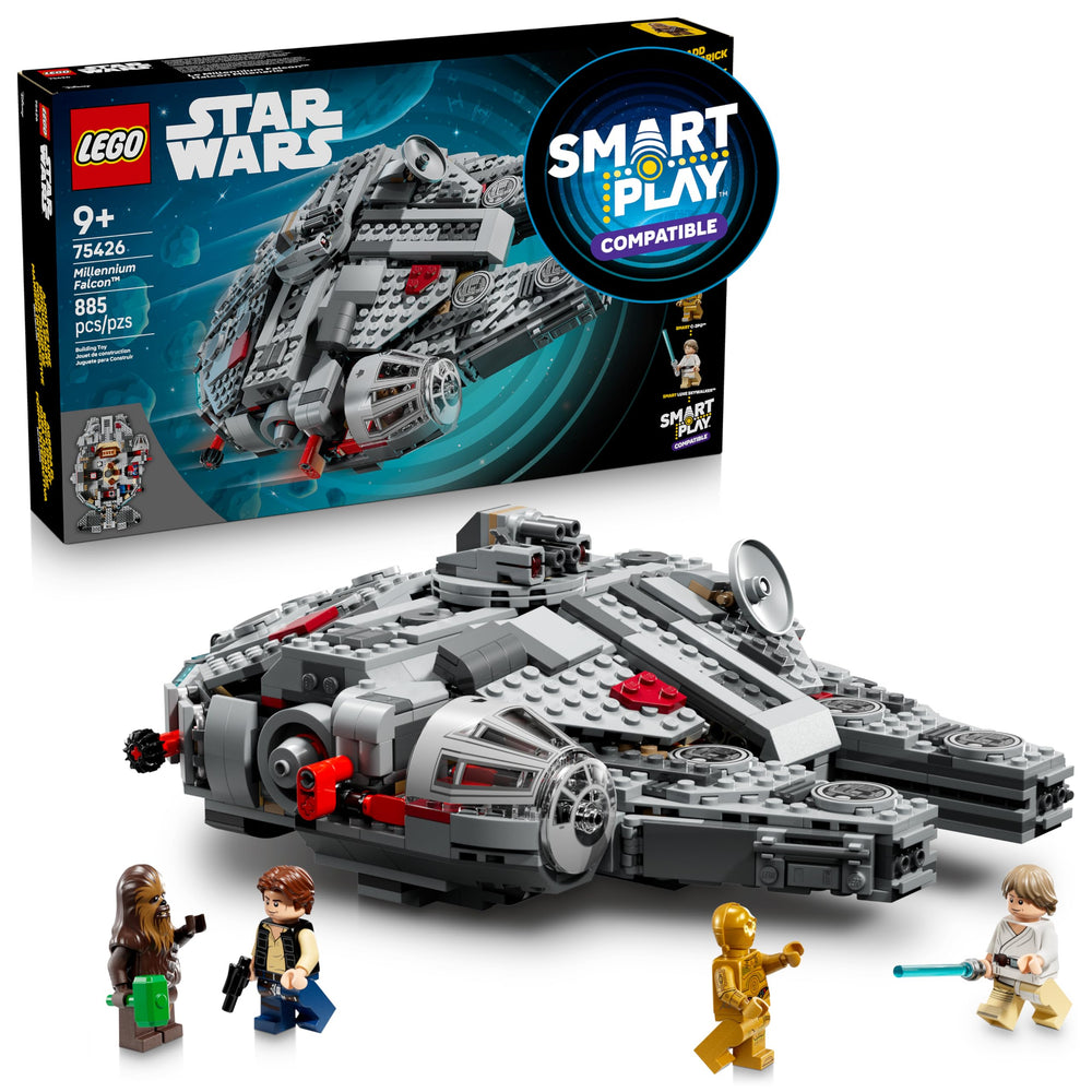 LEGO Star Wars SMART Play Millennium Falcon assembly for imaginative play