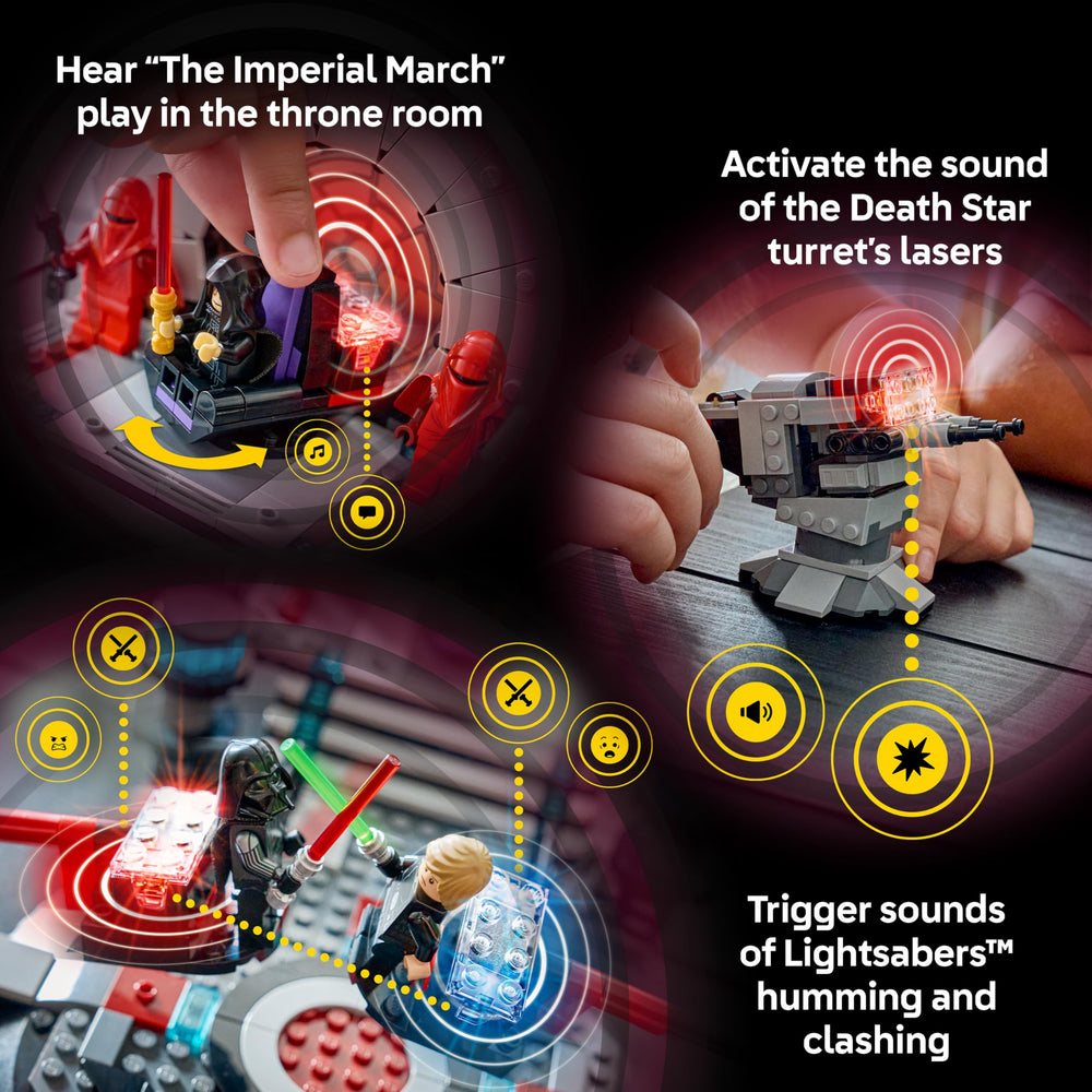 LEGO Star Wars SMART Play Emperor Palpatine and Darth Vader minifigures