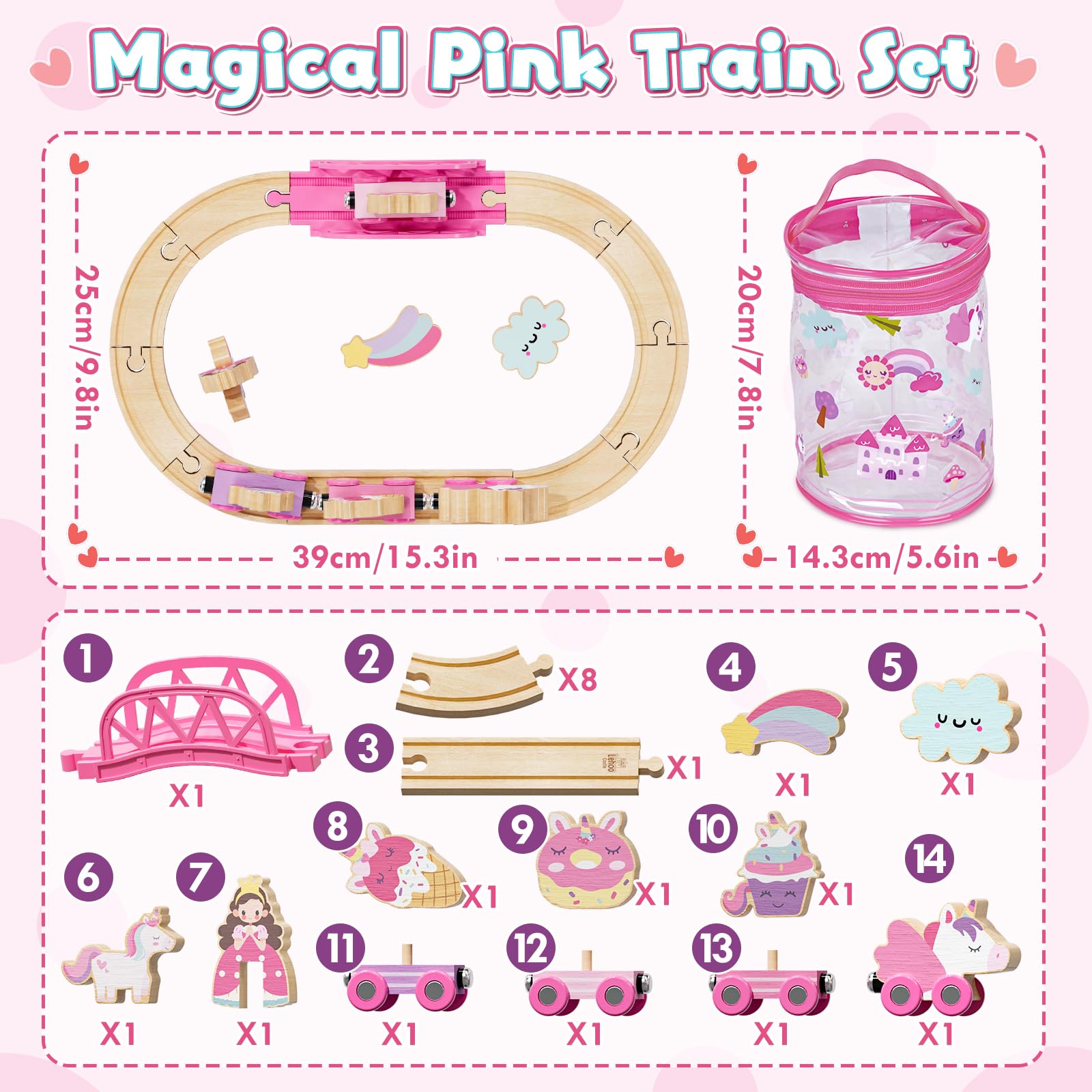 Lehoo Castle unicorn toy set makes a charming birthday gift.