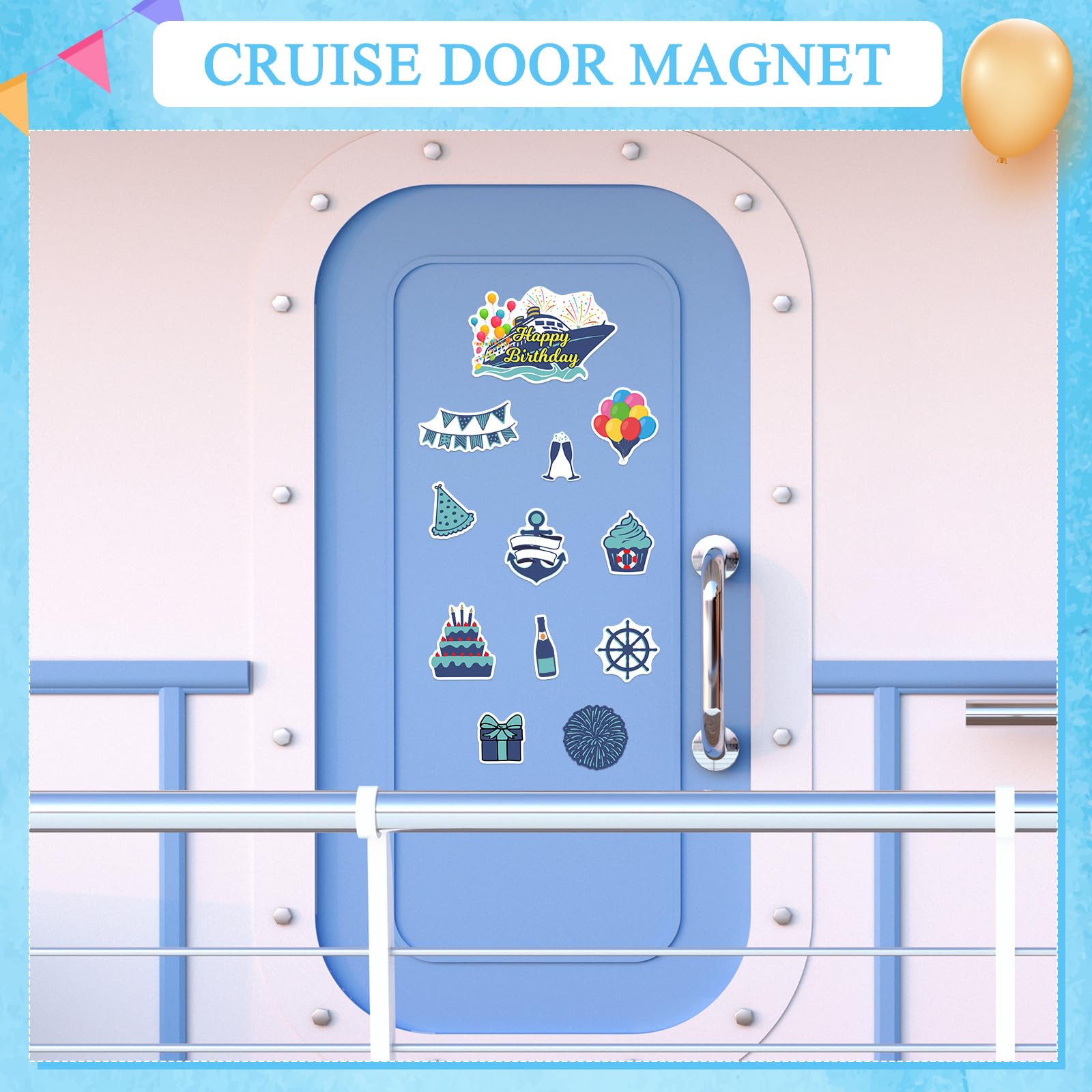 LEIFIDE ocean-themed magnets capture nautical vibes for on-board decor.