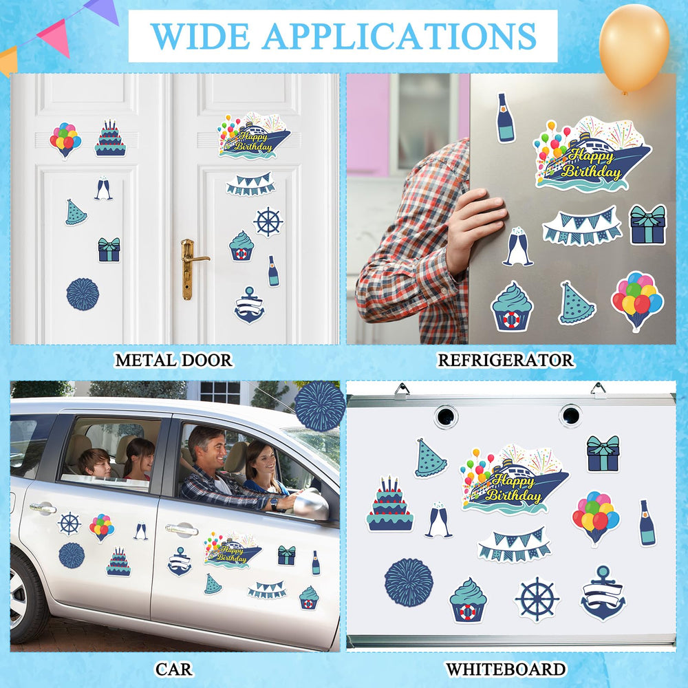 LEIFIDE safe reusable door magnets protect surfaces while decorating.