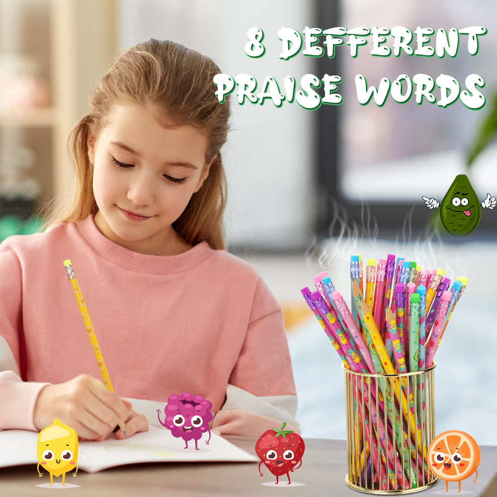 Leinuosen inspirational-words pencils help motivate kids during study sessions