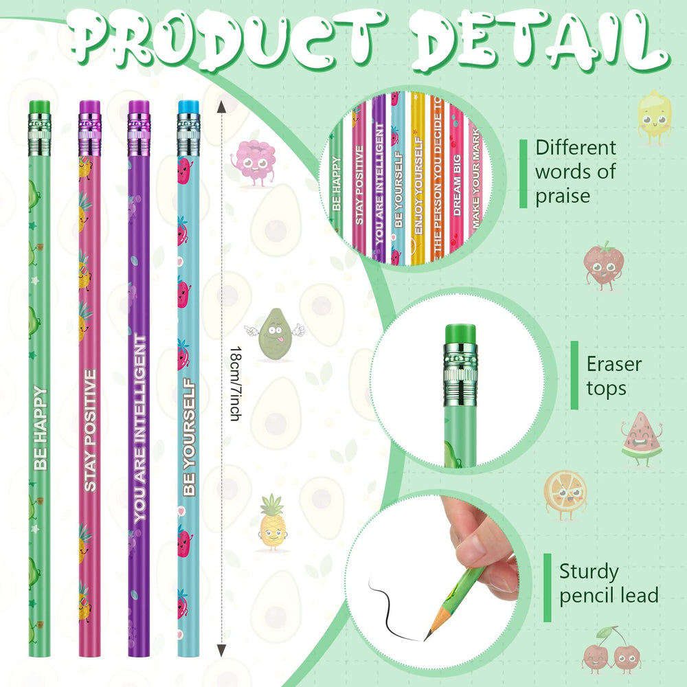 Leinuosen motivational words pencils promote focus during lessons