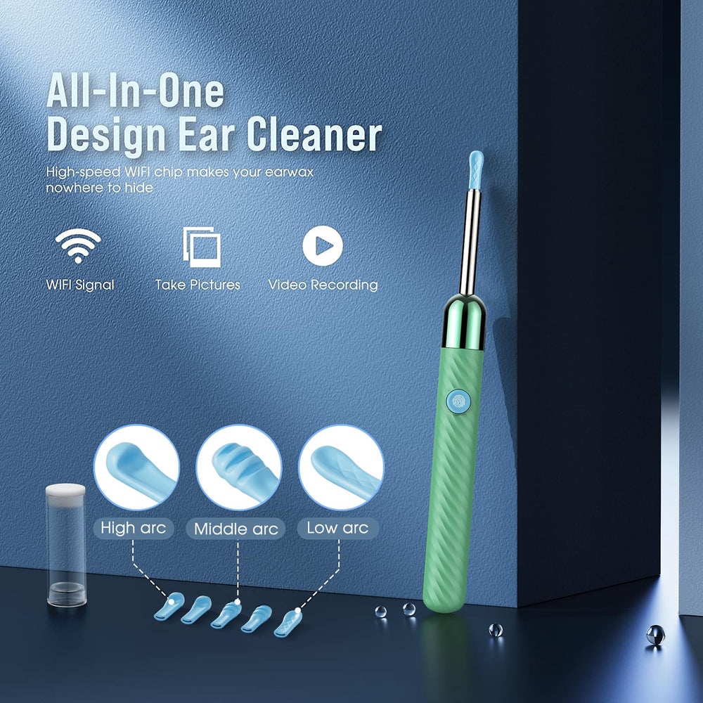LEIPUT ear-cleaner with six LED lights for clear visibility