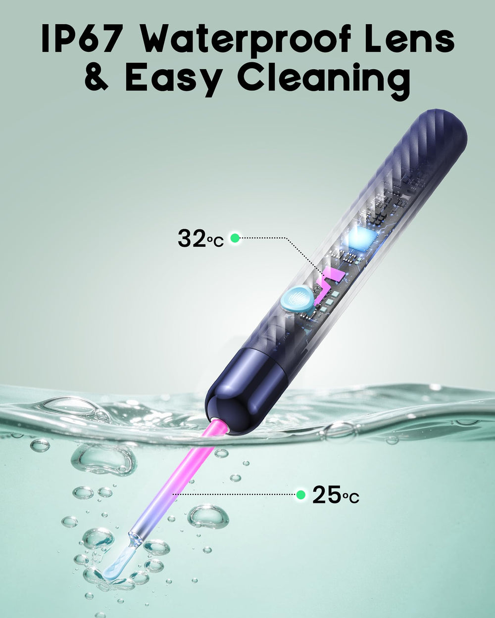 LEIPUT IP67 waterproof design allows quick cleanup after use.