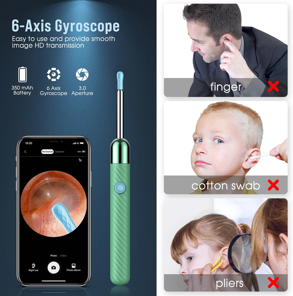 LEIPUT IP67 waterproof otoscope for easy sanitary cleaning