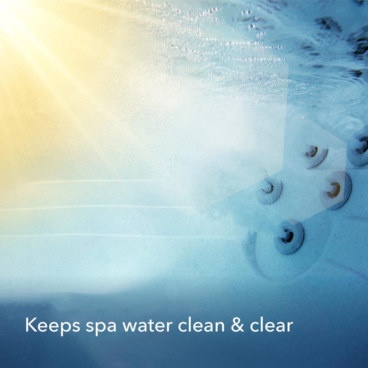 LEISURE TIME Spa 56 helps algae control in spa water.