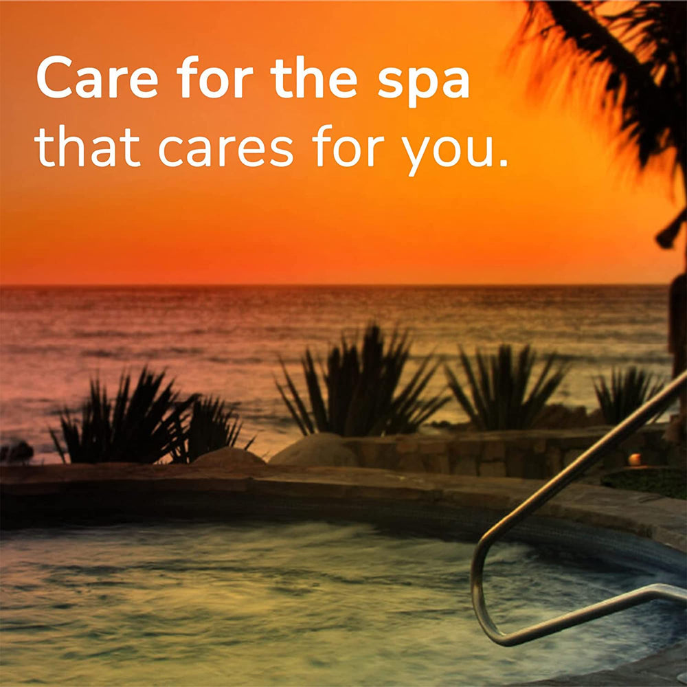 EPA-approved LEISURE TIME Spa 56 formula suitable for chlorine systems.
