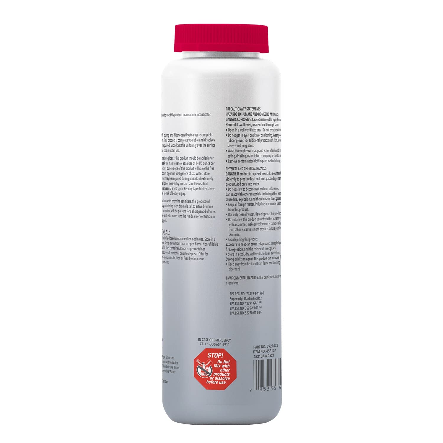 Leisure Time Spa Replenish 2-pack packaging shown for convenient maintenance