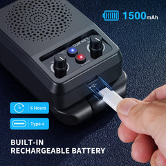 LEKATO mini amp Bluetooth function with phone playback.