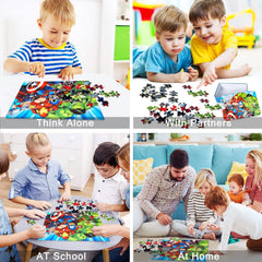 LELEMON metal storage tin helps keep puzzles neatly organized.
