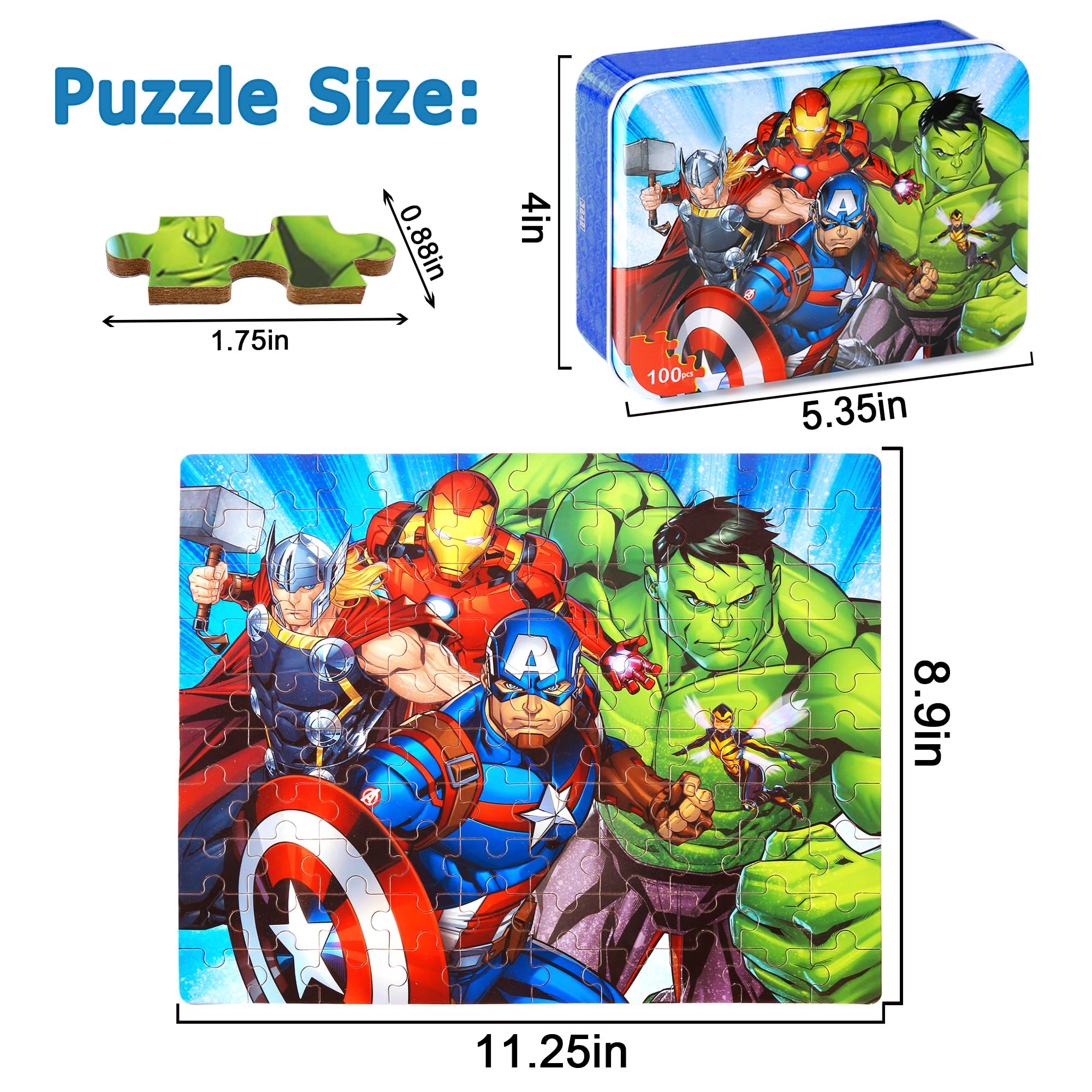 LELEMON durable puzzle pieces designed for kids ages 4-8.
