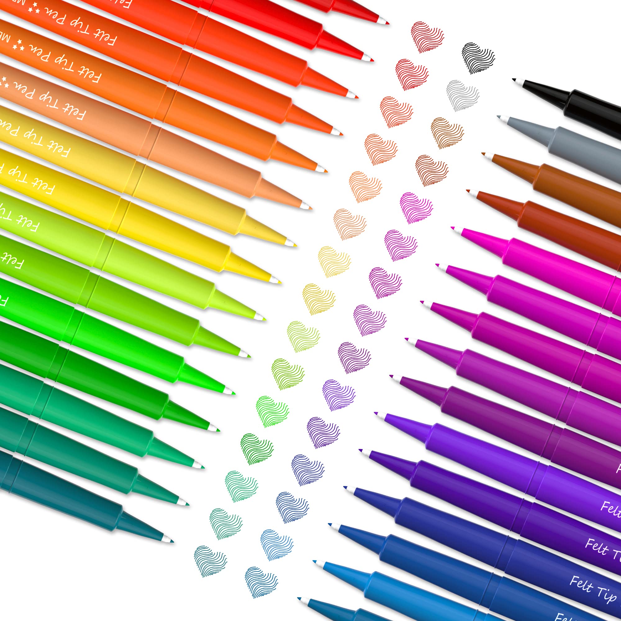 Lelix pens on notebook illustrating smooth writing for journaling and note taking.