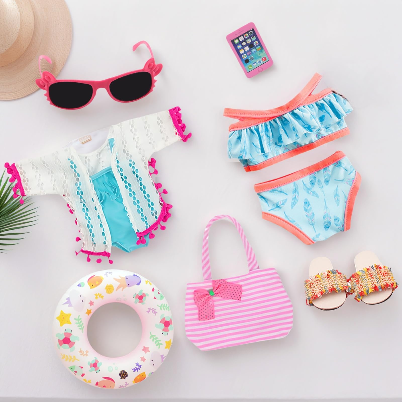 Lembani 18-inch doll clothes pack enables quick dress up and swaps.