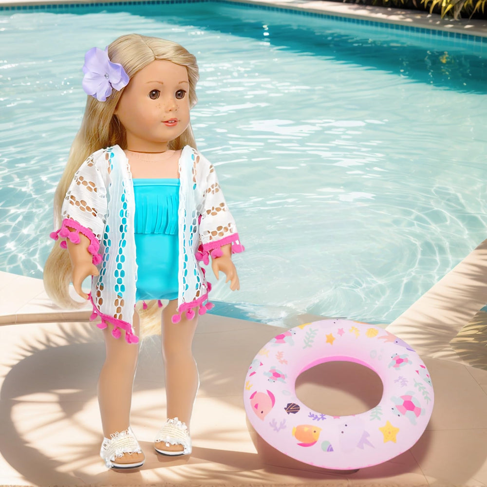 Lembani 18-inch doll sunglasses add style and sun protection flair.