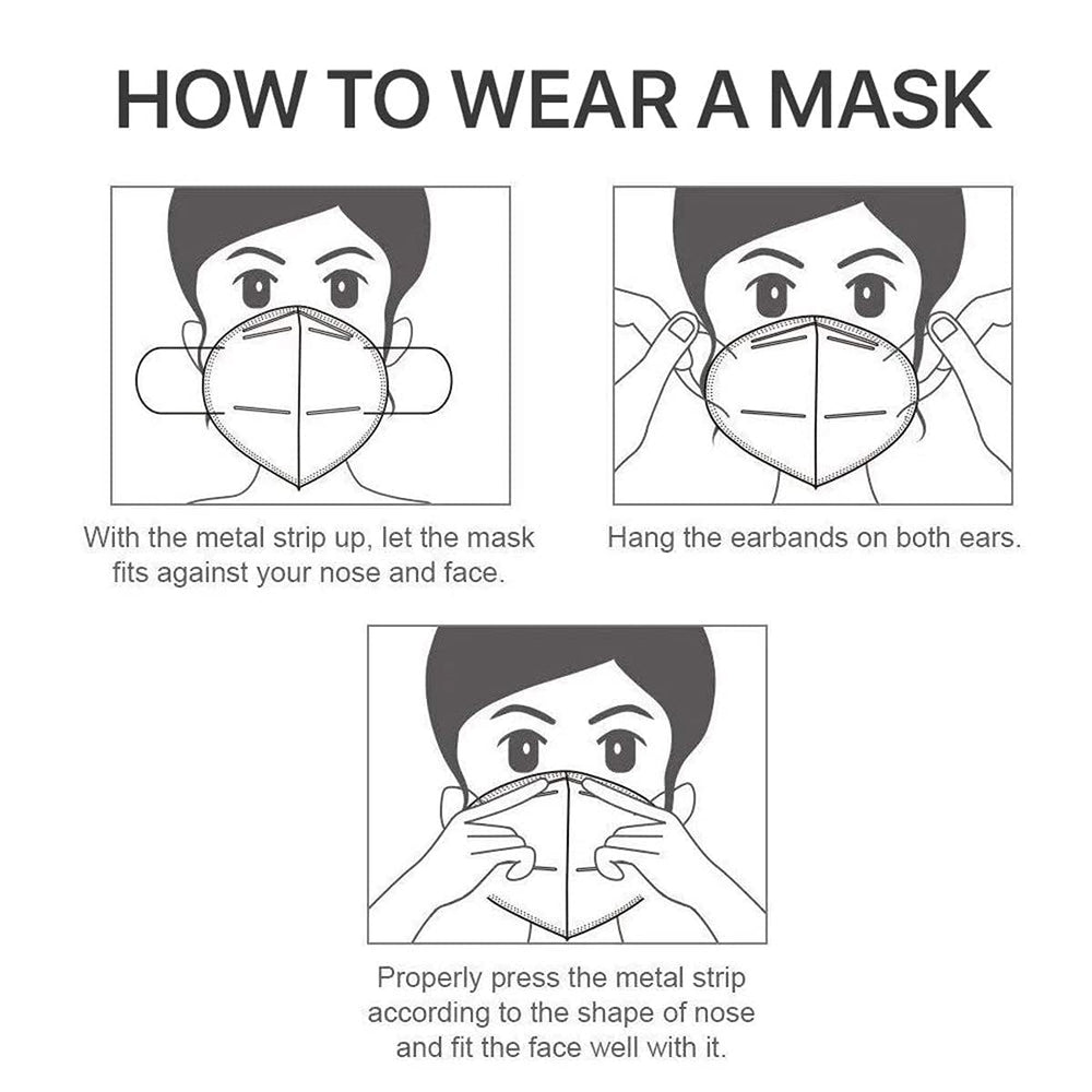 LEMENT KN95 mask black lightweight design for everyday use and travel
