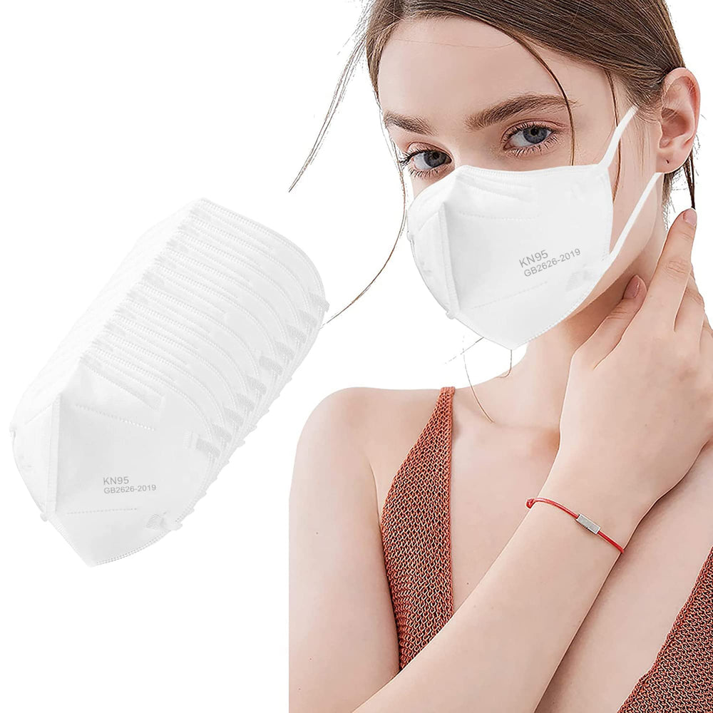 LEMENT KN95 mask side view highlighting cup shape for secure wear