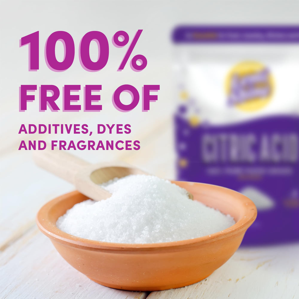 Lemi Shine bath-bomb ingredients with citric acid powder for crafting.