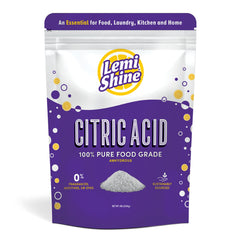 Lemi Shine citric acid powder 5lb bag for cooking and canning.