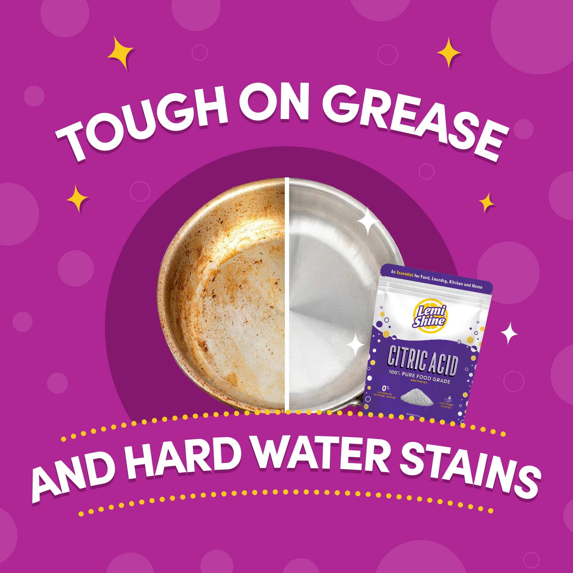 Lemi Shine vegan-friendly citric acid powder ideal for recipes.