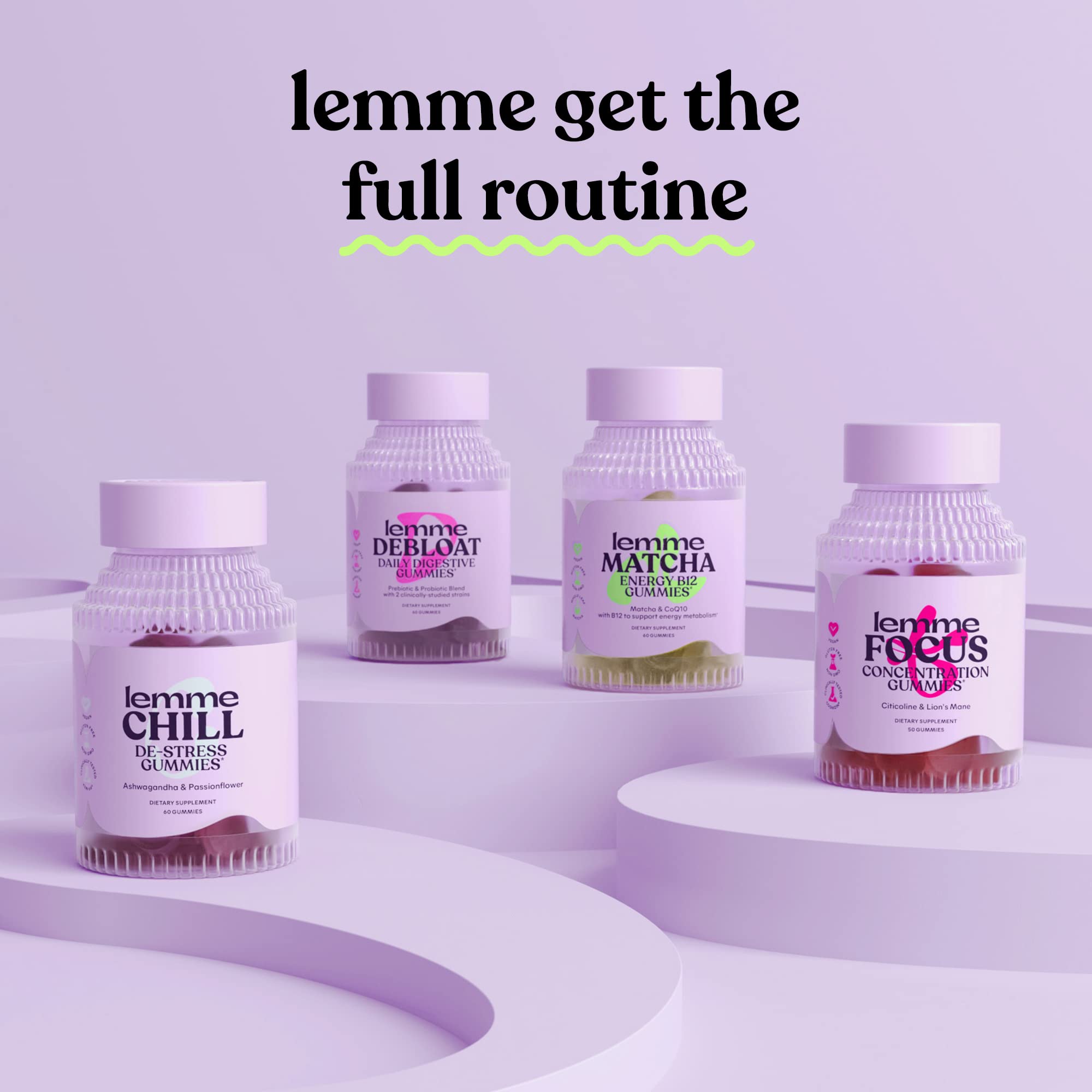 Lemme Focus packaging layout highlighting modern, USA-made production.