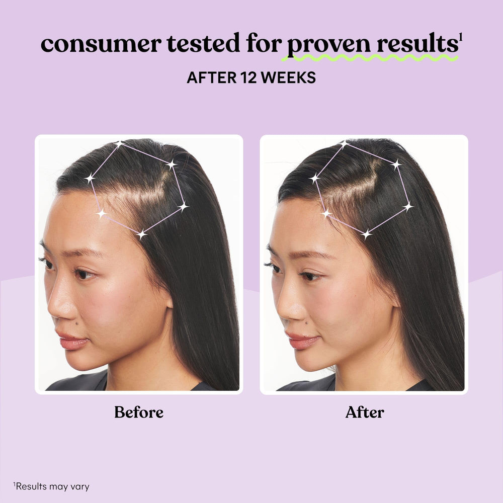 Ingredients graphic featuring silica and cysteine for hair health