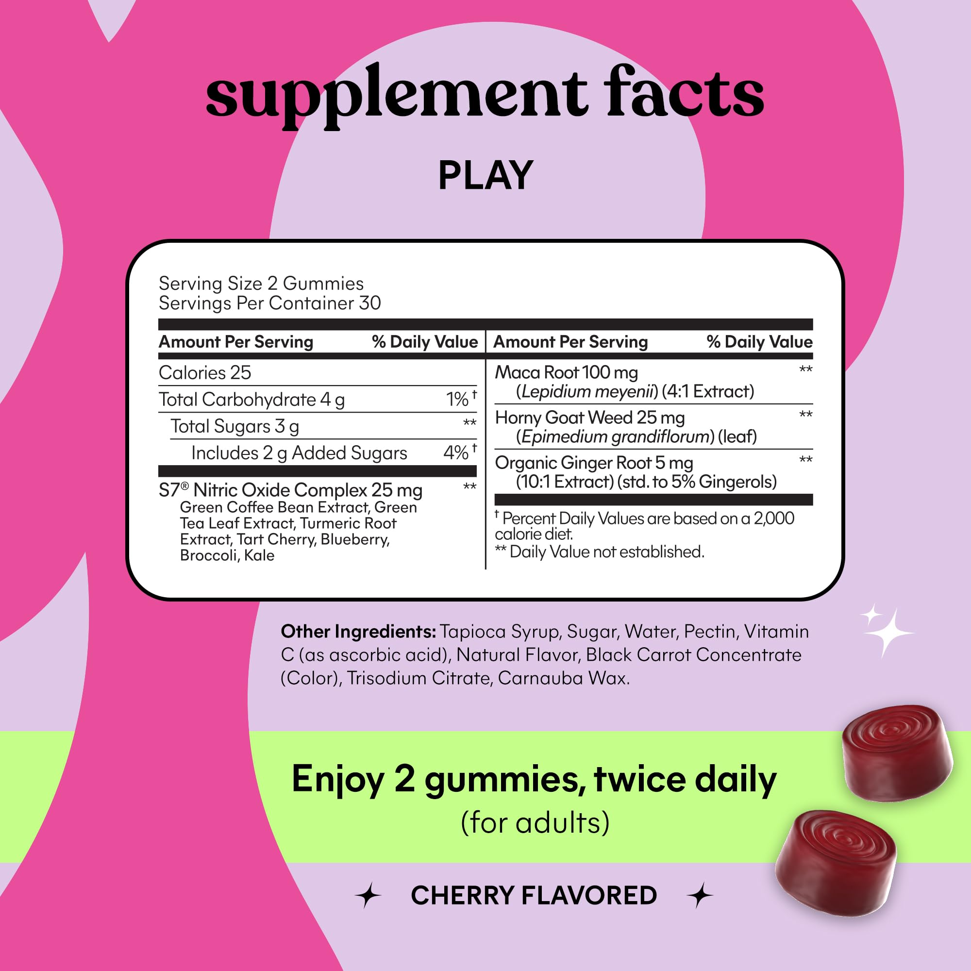 Lemme Play seven-plant nitric oxide blend promotes healthy blood flow.