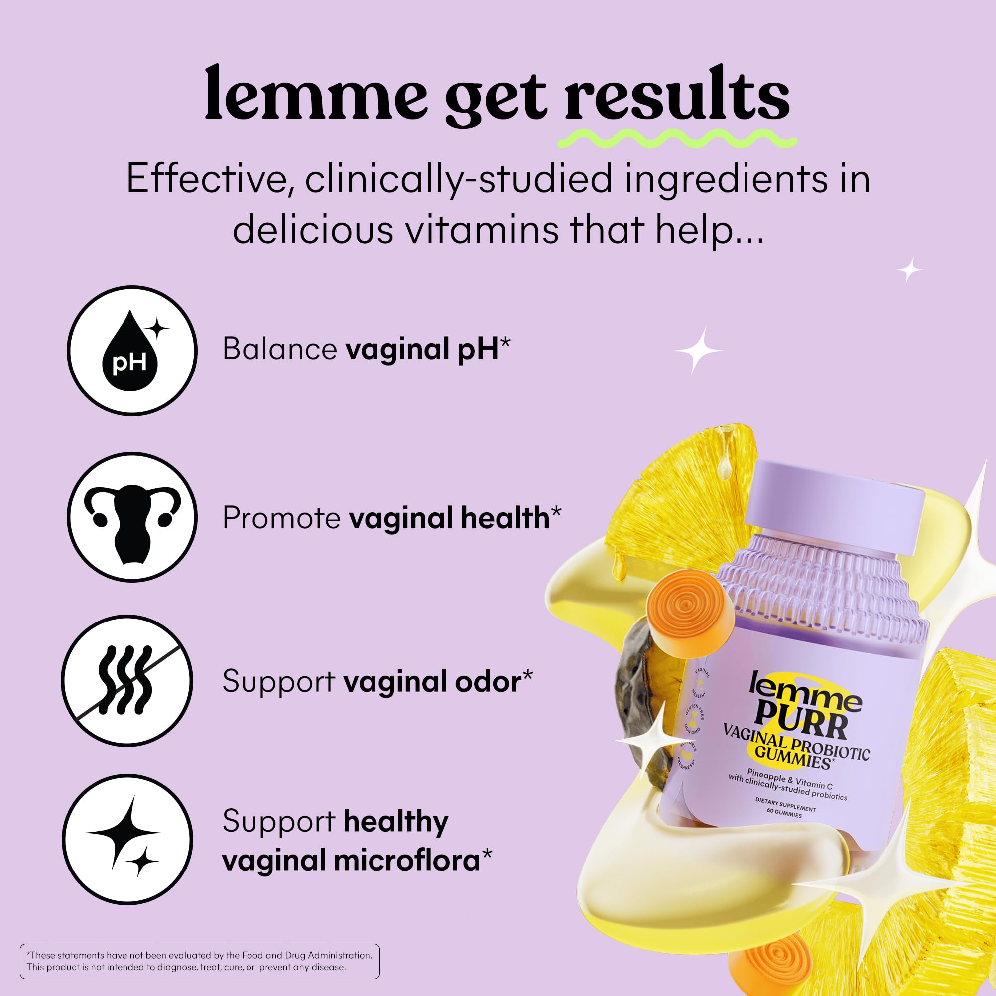 Lemme Purr pineapple flavored gummies perfect for daily wellness routine.