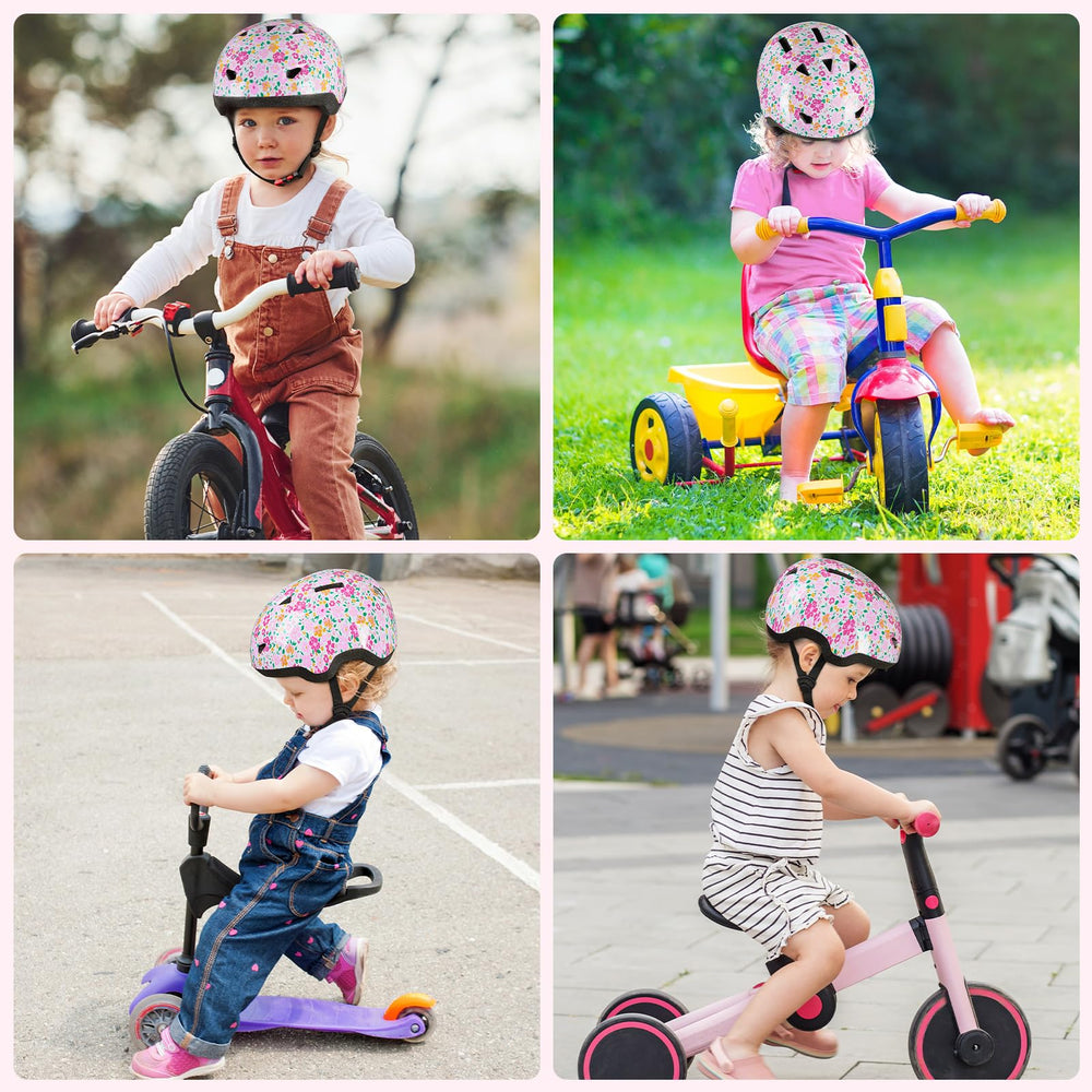 Lemmeko toddler helmet ideal for biking, skating, and scooters.