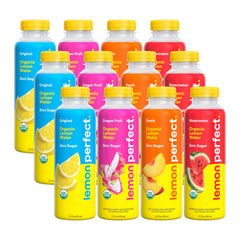 Lemon Perfect 4-Flavor Variety Pack bottle for on-the-go hydration with zero sugar