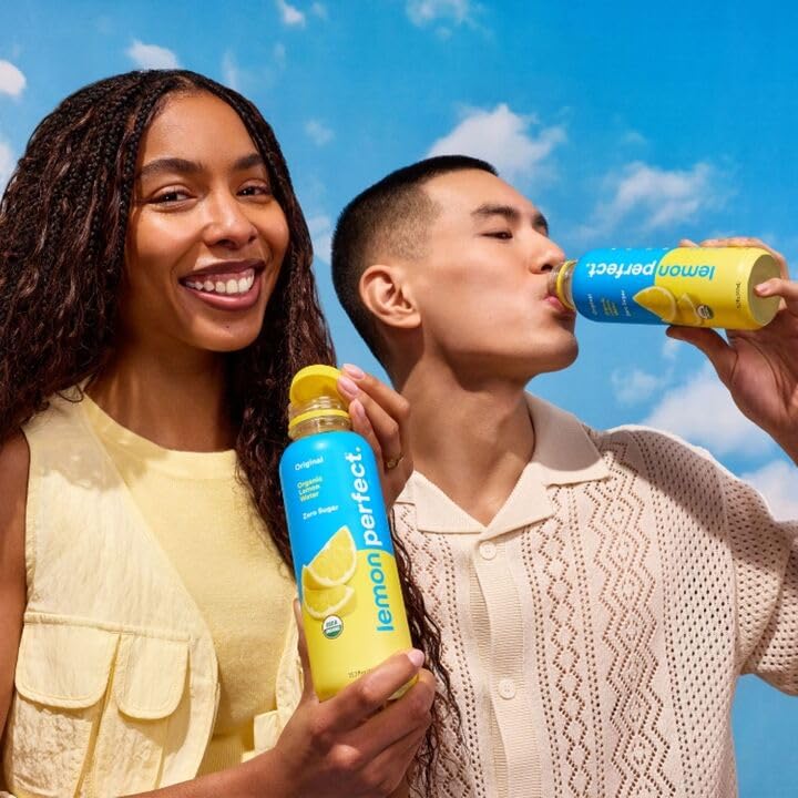 Lemon Perfect Original pack shot shows the 12-pack ready for daily use