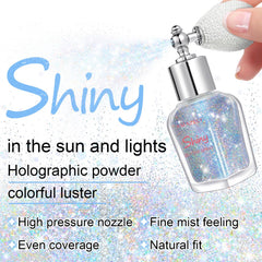 LemonSac Glint-Rainbow body glitter spray for eye-catching skin shimmer.