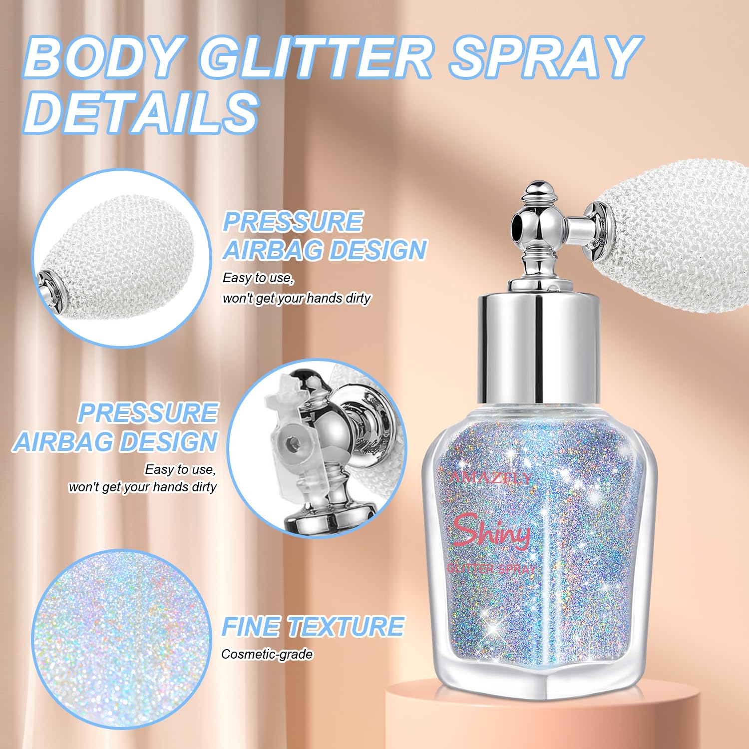LemonSac Glint-Rainbow leg glitter provides stand-out party shimmer.
