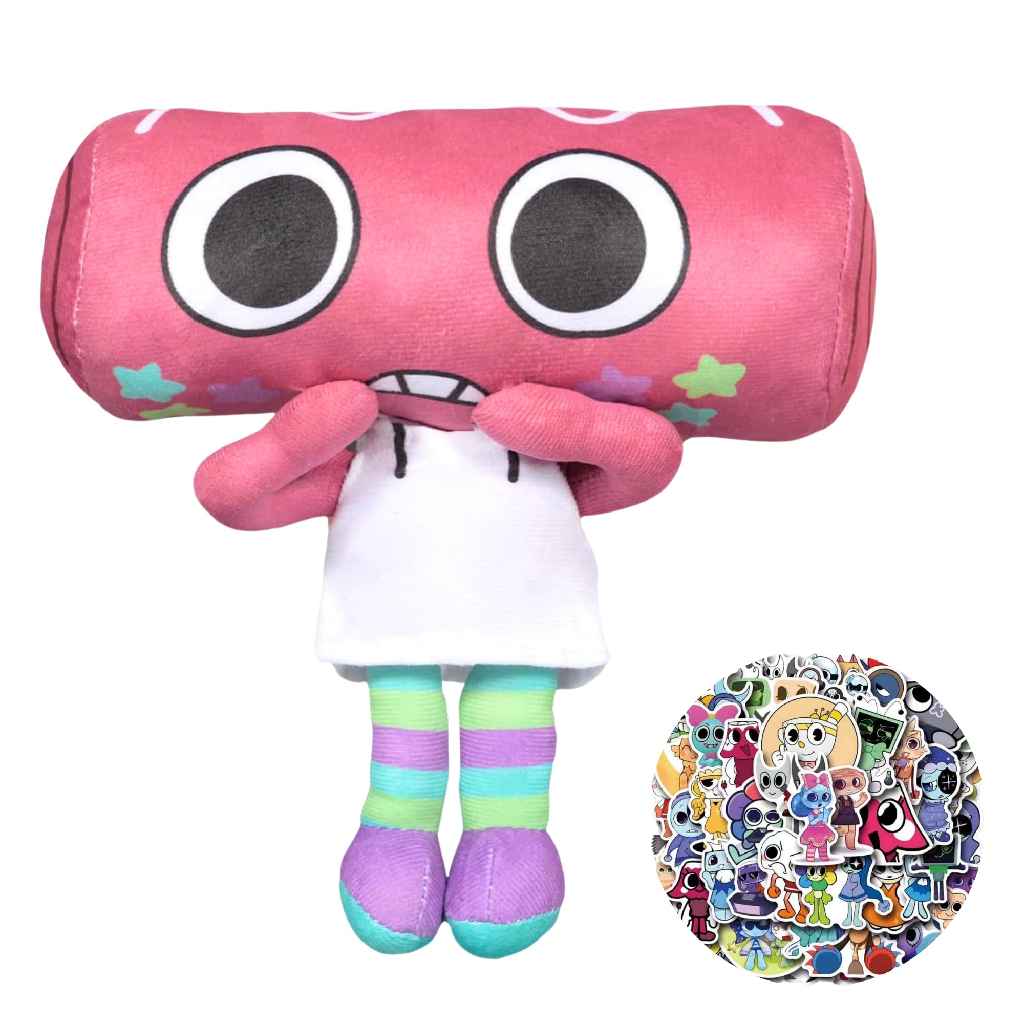 Lemoneon Cosmo plush 9inch front view offers a soft, huggable gaming companion.