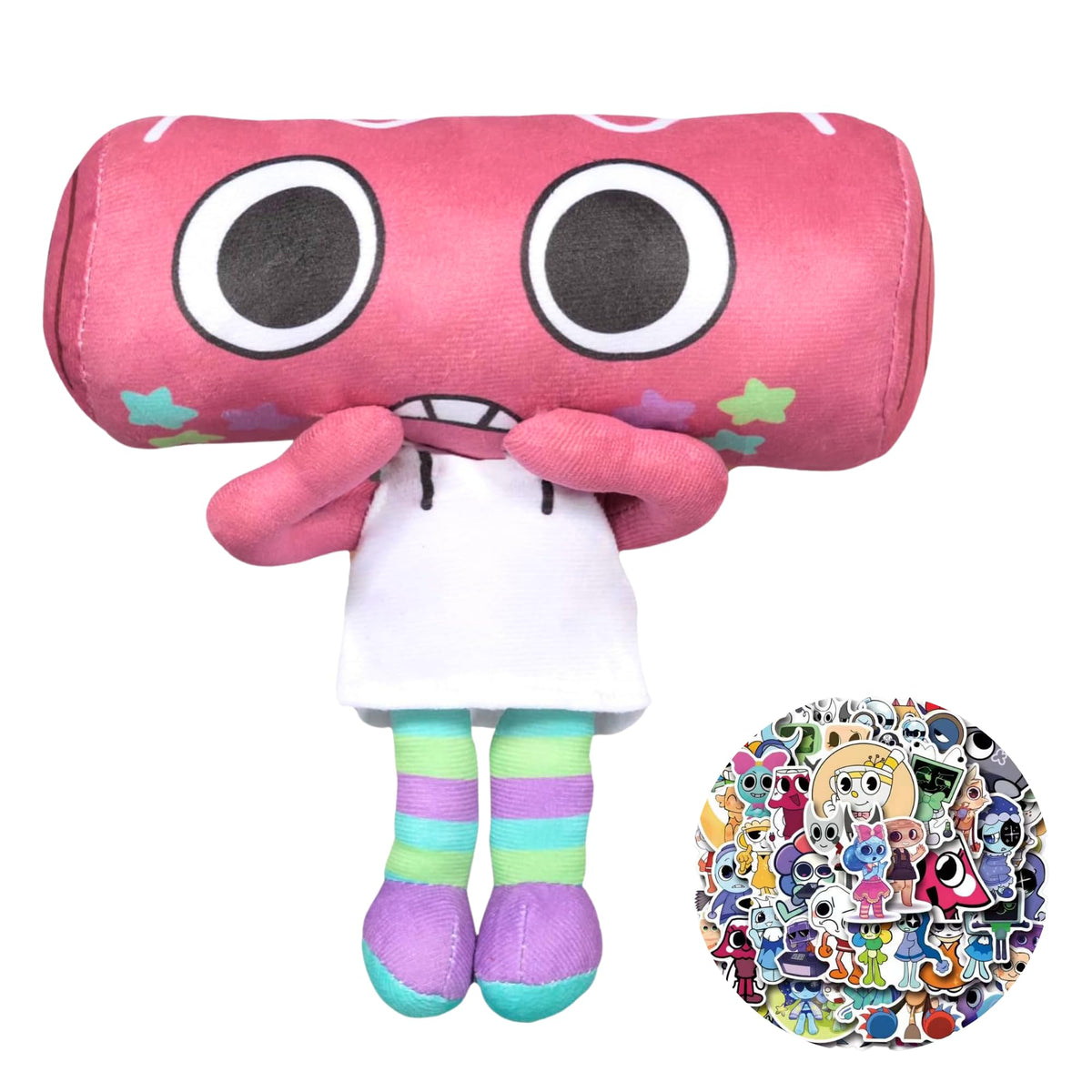 Lemoneon Cosmo plush 9inch front view offers a soft, huggable gaming companion.
