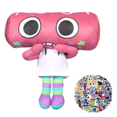 Lemoneon Cosmo plush 9inch front view offers a soft, huggable gaming companion.